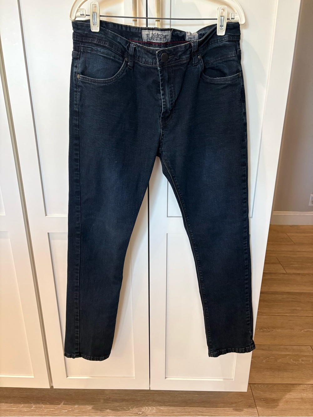 Slim Straight Womens Jeans - Dark Indigo
